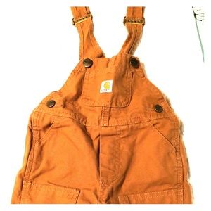 Carhartt snap 6m baby overalls